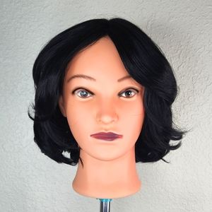 Sister Sis Wig Women's Unisex fine fiber heat safe up to 165°F black color 13"
